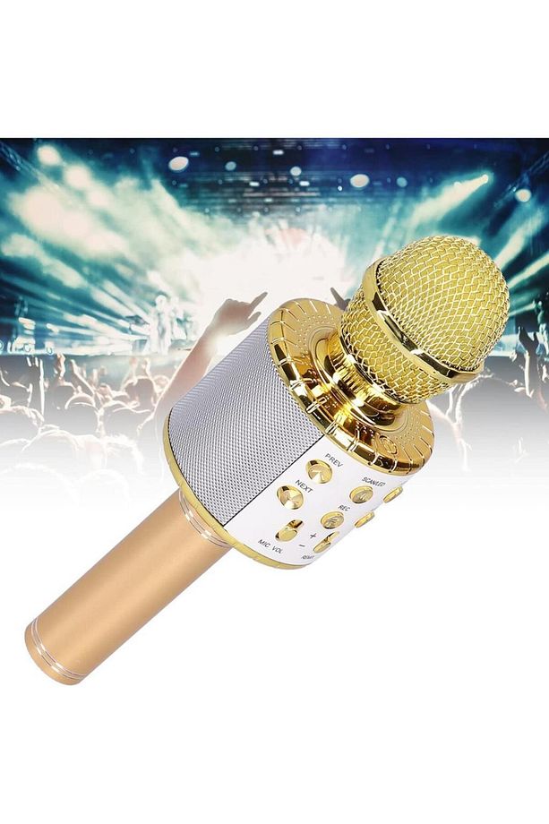 Bluetooth Kareoke Mikrofon Gold Mcf-10 - 4