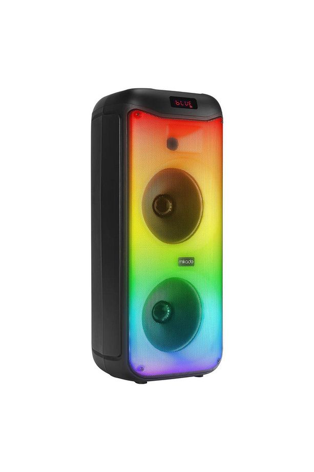 Md-40kp 40w Bt Tws Fmli Rgb Işıklı Kablosuz Mikrofonlu Toplantı-parti Kule Hoparlör - 2