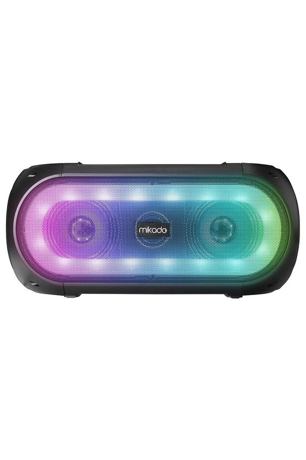Md-30kp Rainbow Işıklı Kablosuz Çift Mikrofonlu Bt Tws Kolay Taşınabilir Toplantı-parti Hopar - 3