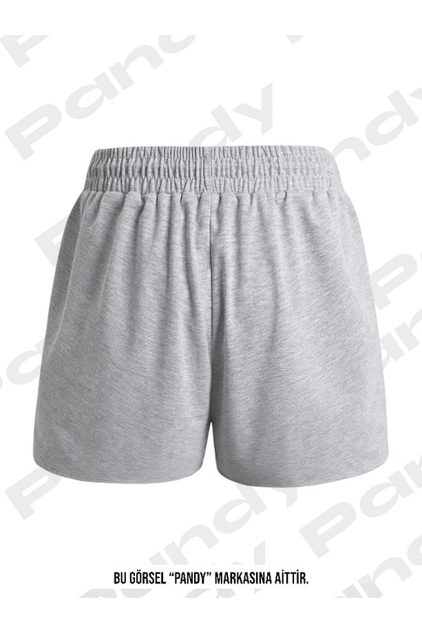Unisex Yarasa Baskılı Renkli Basic Şort - 2
