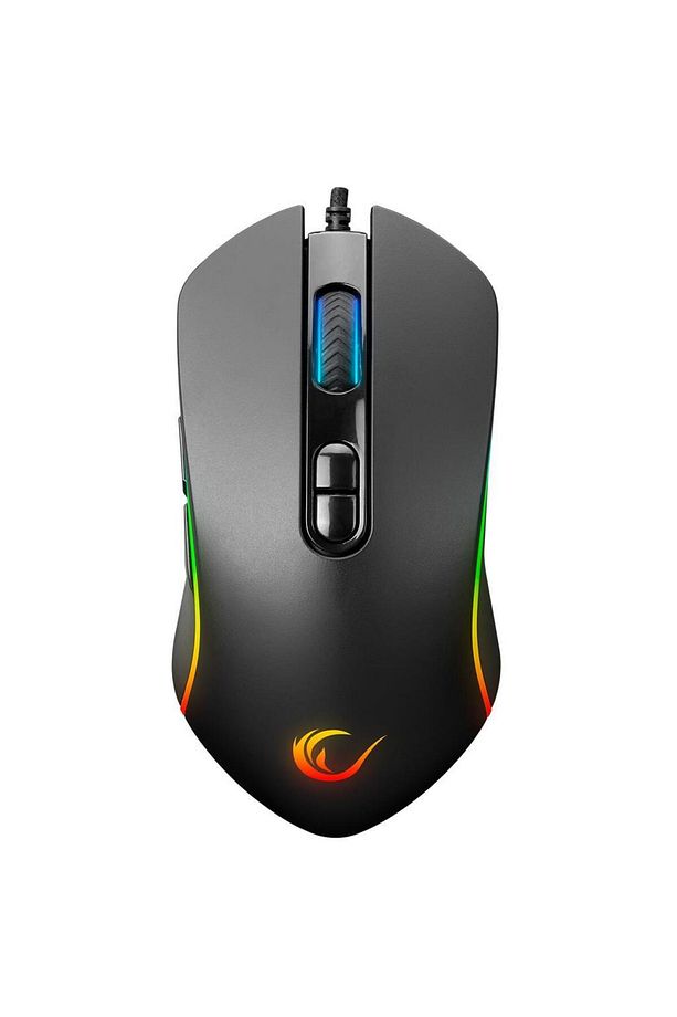 Hydra R6 Siyah Red Switch Rm-k19 Siyah Kulaklık Makrolu Rgb Mouse Mousepad 4lü Oyuncu Set - 5