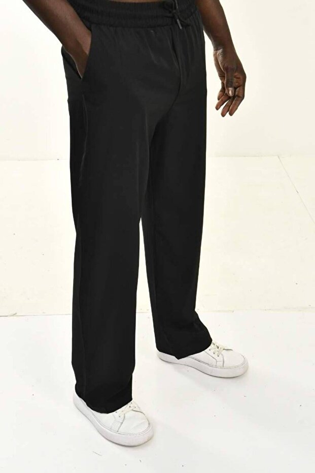 Baggy Fit Basic Pants - 1