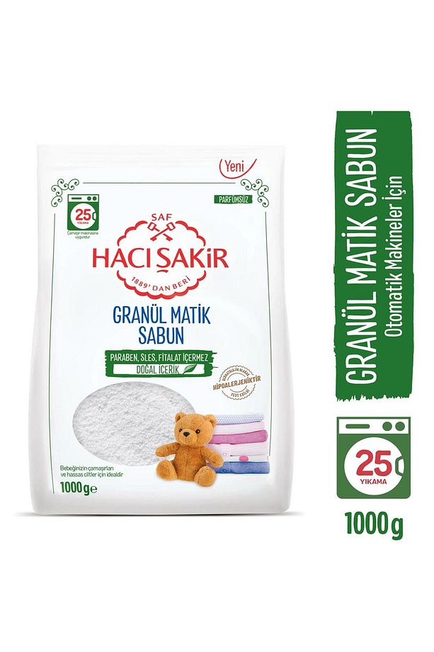 Granül Matik Bebekler Ve Hassas Ciltler Için Çamaşır Deterjanı 1000 gr 2 Adet - 2