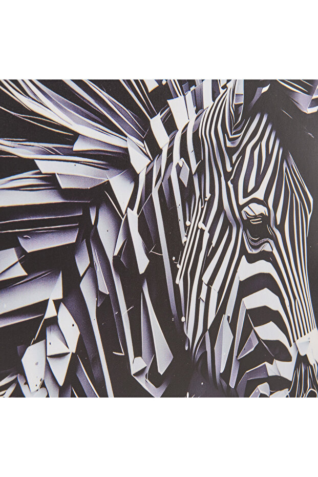 Deco Zebra Tablo - Siyah - 50x70 cm - 3