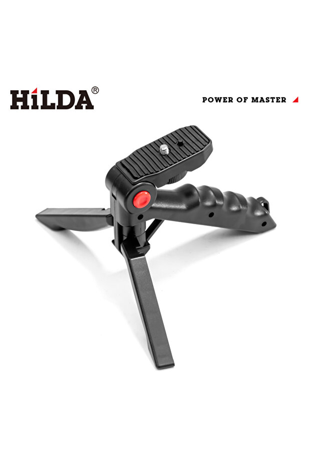 Mini Professional Laser Level Tripod Level Meter Red Button Portable Laser Tripod - 4