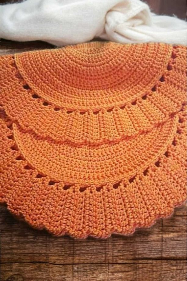 El Örgüsü 6 Kişilik Polyester Soft Makrome Yelpaze Model Supla Takımı - 3