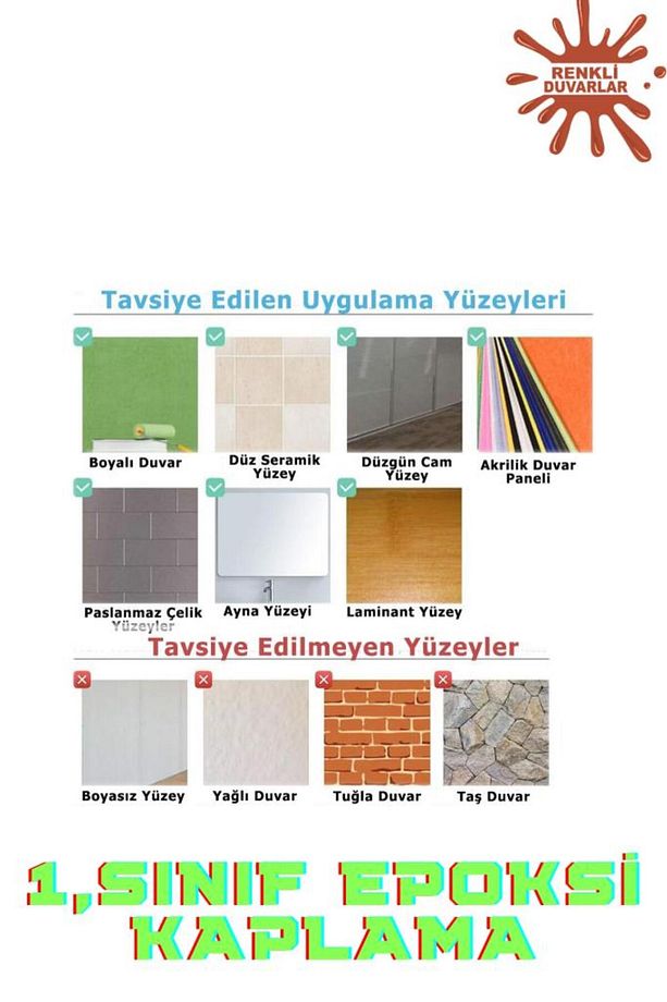 30×30cm Gri Mozaik Epoksi 1 Adet 3D Yapışkanlı Duvar Kaplama Paneli Mutfak Banyo Salon Ofis Döşeme - 9