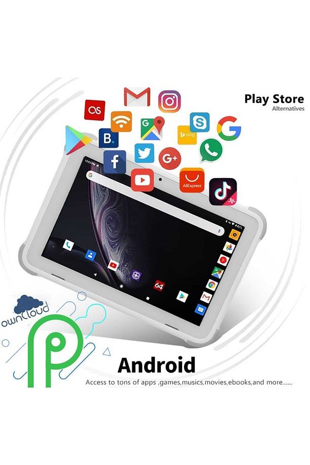 8 Inç Çift Sim Kartlı 4g Tablet,4500 Mah, Type-c Şarj, 5g Wi-fi, Android 9.0, 2 Gb Ram - 1
