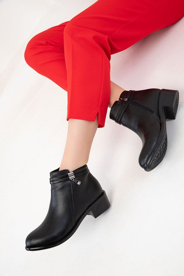 Siyah Kadın Bot & Bootie 20187 - 4