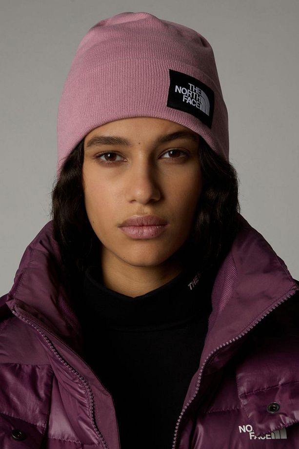 DOCK WORKER RECYCLED BEANIE MAUVE - 1