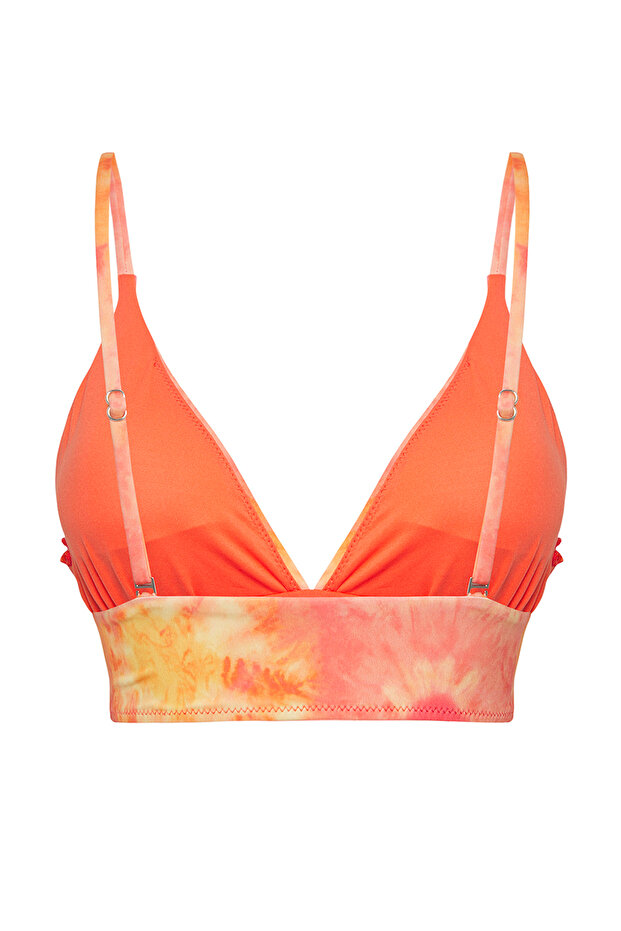 Batik Desenli Üçgen Kaplı Bikini Üstü TBESS21BU0343 - 7