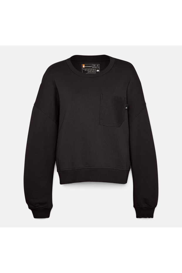 Mixed Textured Crew Sweat - 4