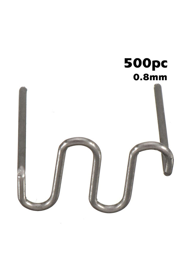 0.8mm 500PCS 500PCS Hot Stapler Staples For Plastic Welder Plastic Repair Standard Pre Cut Wave Stap