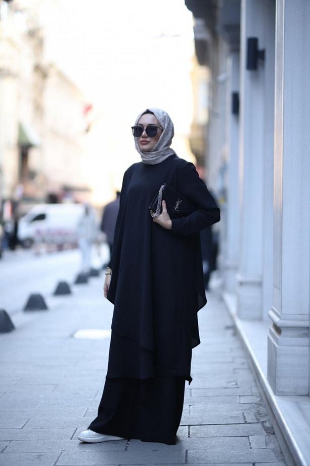 Tesettür Lina Takım Siyah Model-511 - 4