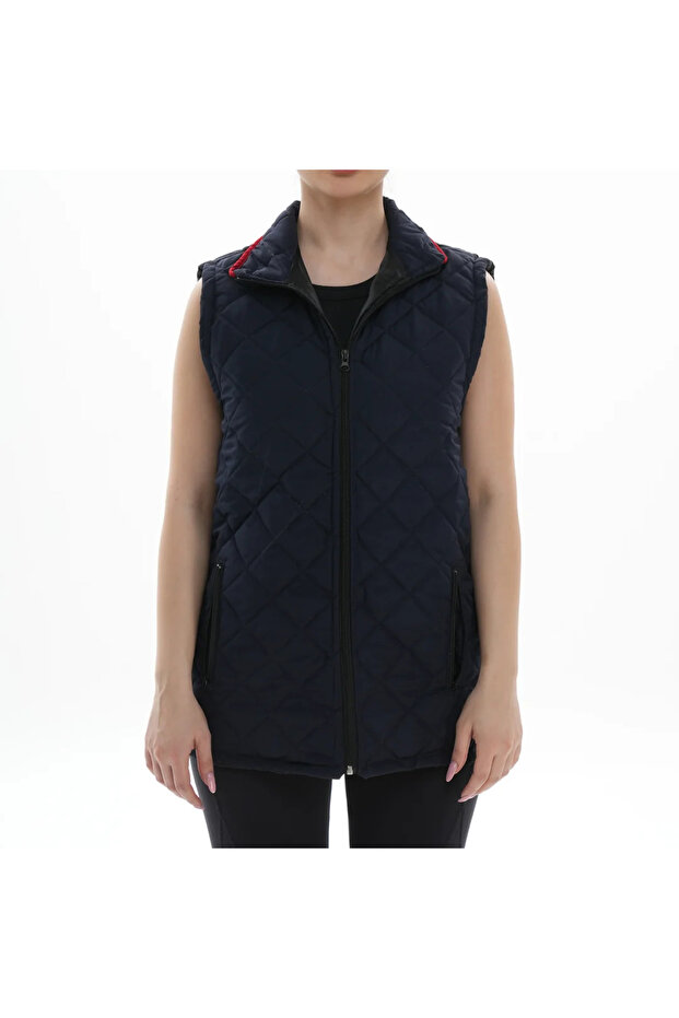 سترة بنمط البقلاوة باللون الأزرق الداكن - 2