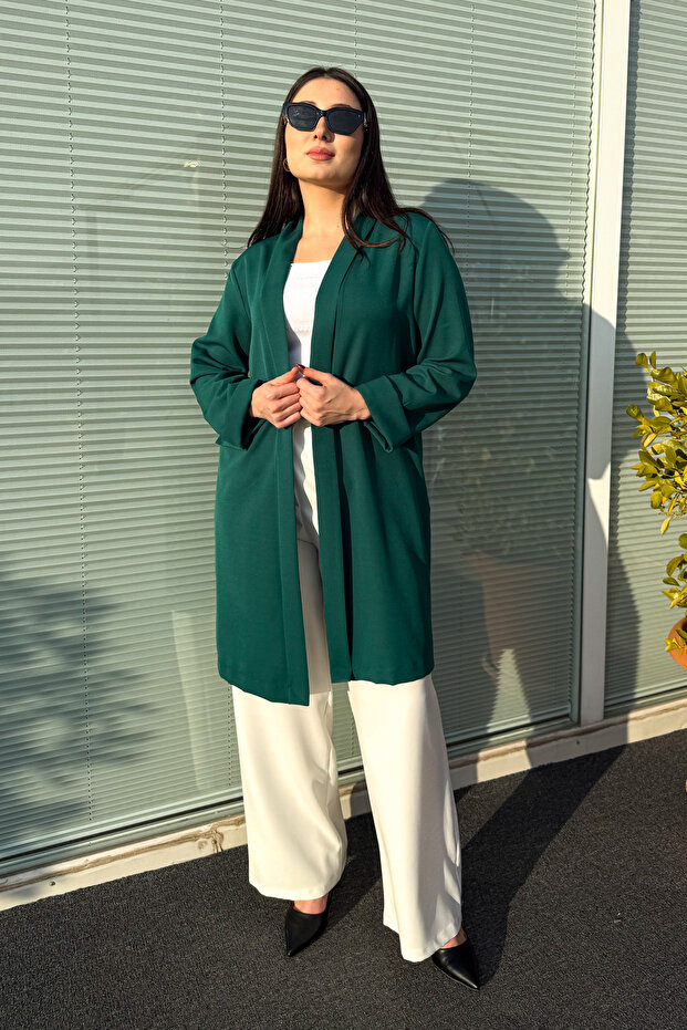 Jachetă lungă de damă, mărime mare, 2335 - 6