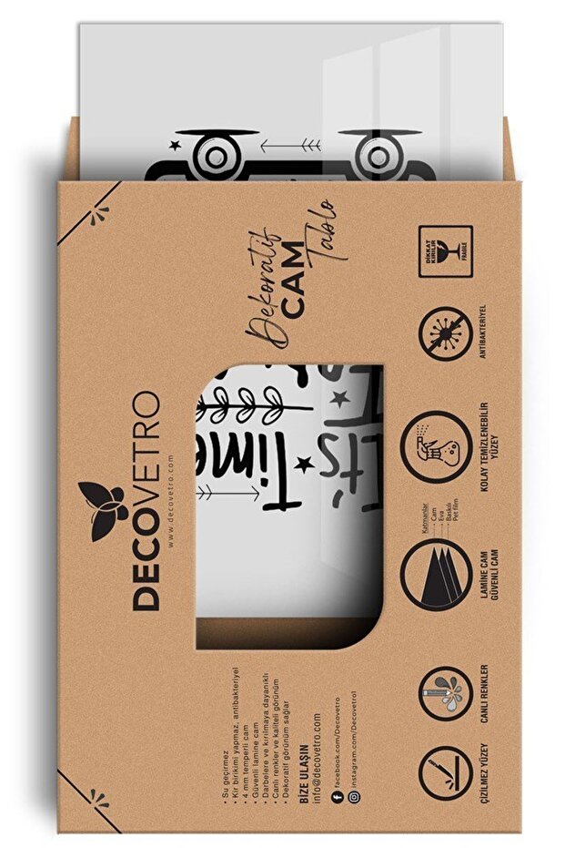 Cam Tablo Pop Art Monopoly - 7