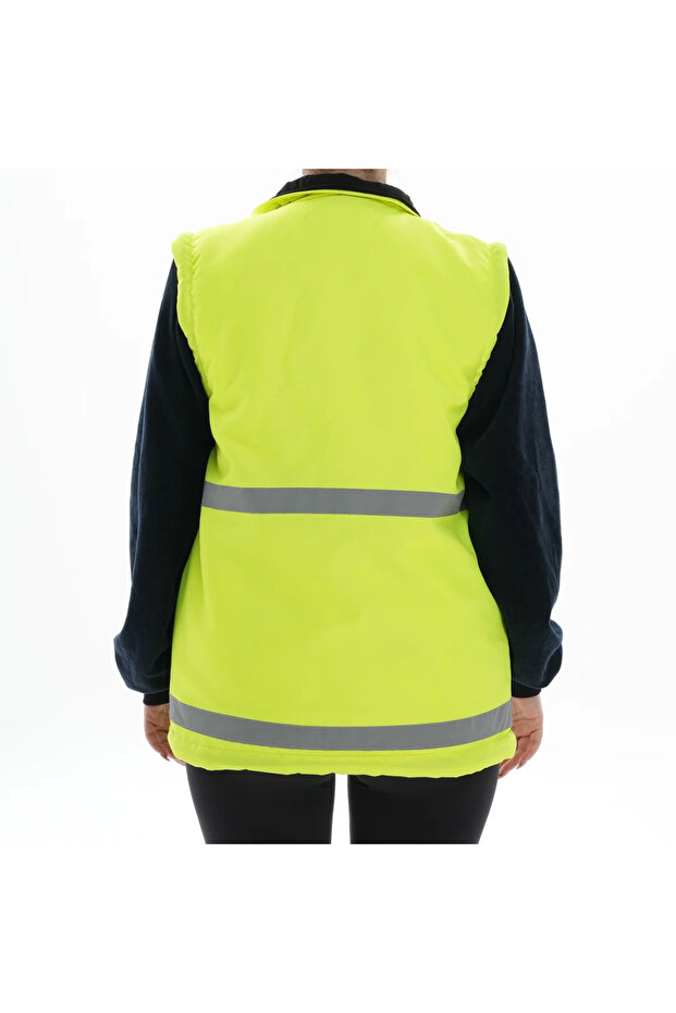 معطف مهندس من الصوف الأخضر - 3