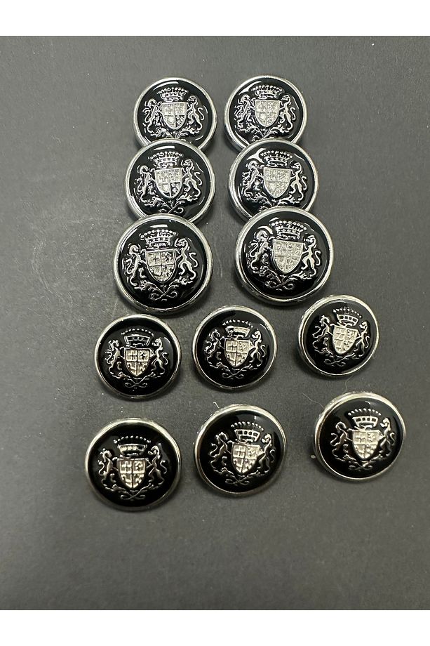 Polnet Button Ceket Blazer Mineli Metal Düğme - 1