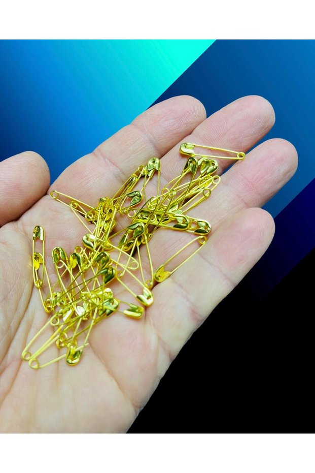 Small Size Gold Safety Pin - Scarf Pin - Shawl Pin - 50 Pieces -