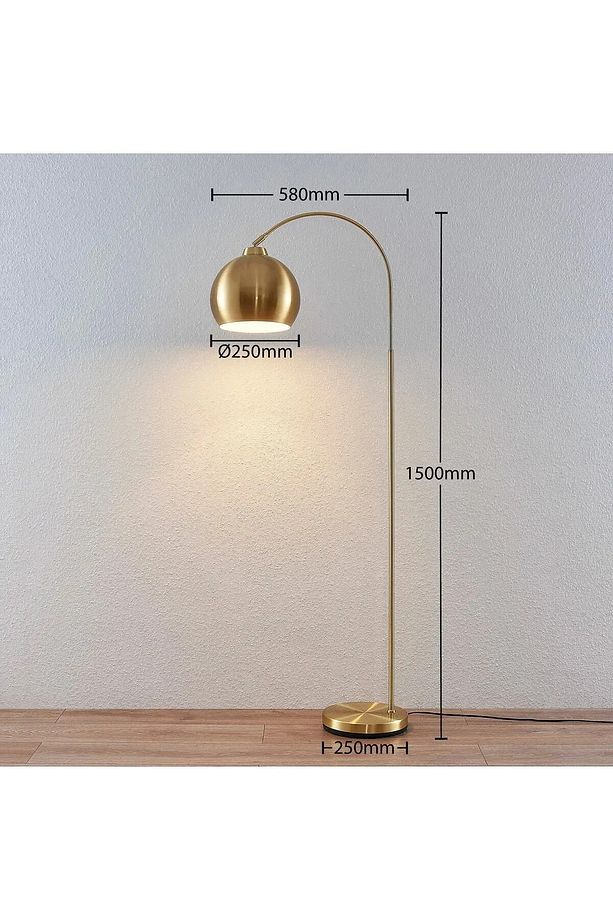 Zone Serisi Gold Modern Deve Boynu Lambader - 5