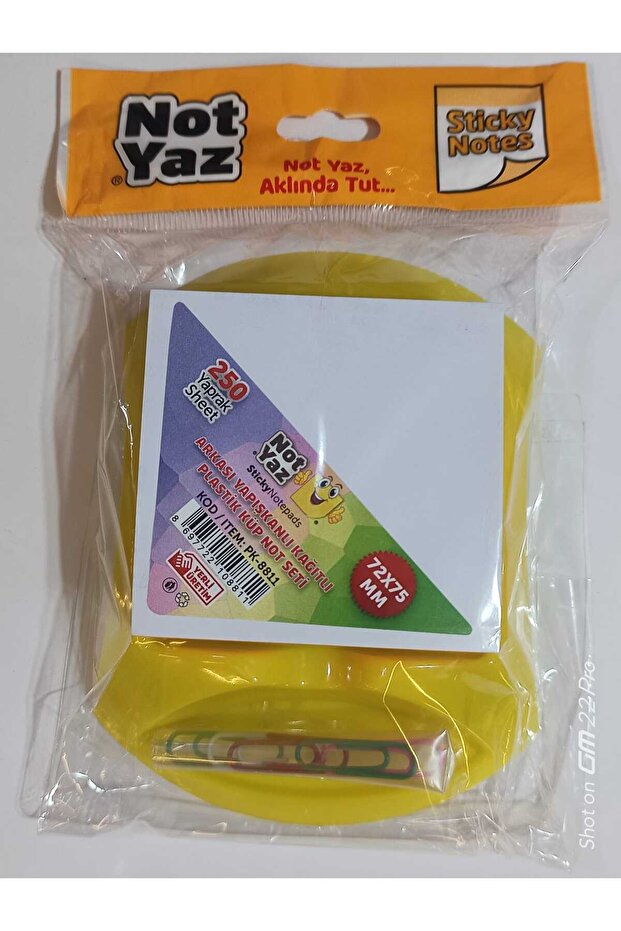 Cube Note Color Plastic - 1