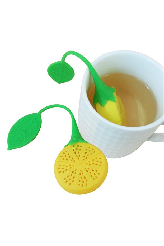 Lemon Figured Tea Infuser Strainer Silicone - Tea Strainer - 5