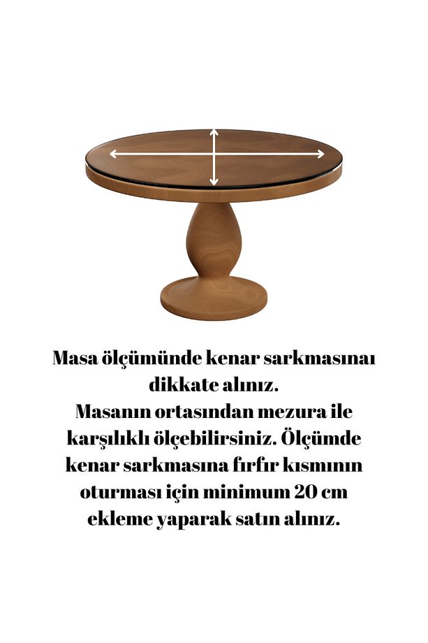 Fırfırlı Yuvarlak Masa Örtüsü (EN X BOY) - 2