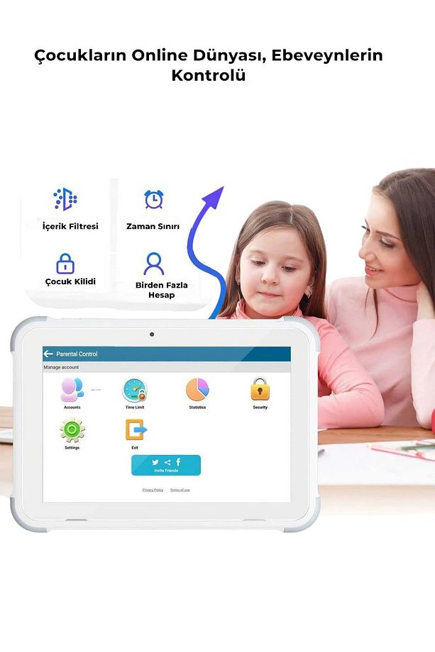 8 Inç Çift Sim Kartlı 4g Tablet,4500 Mah, Type-c Şarj, 5g Wi-fi, Android 9.0, 2 Gb Ram - 6