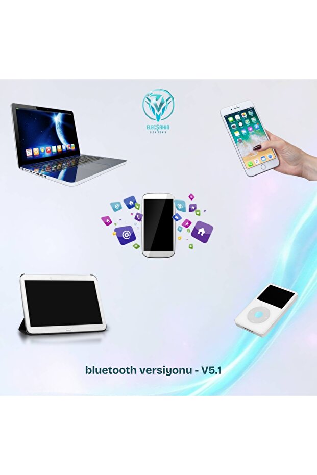 Bluetooth Kulaklık , Dokunmatik Ekranlı, ANC ENC Bluetooth 5,3 - 5