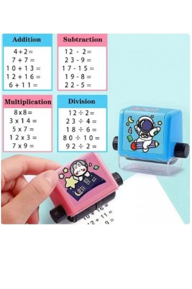 Boşluk Doldurmalı Eğlenceli Matematik Bölme İşlem Rulo Seti - 3