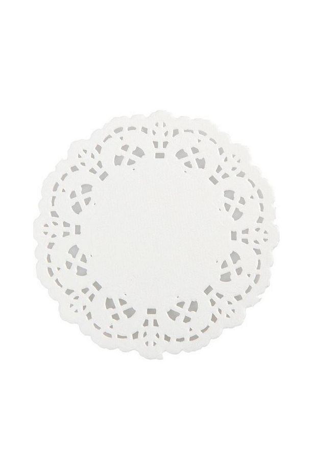 Dantel Kağıt Bardak Altlığı - Çay Bardağı Kağıt Altlığı - 10 Adet 500'lü Paket - 12,5 Cm. - 3