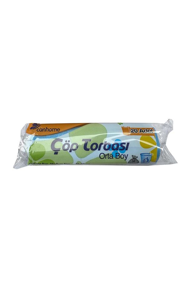 Mavi Orta Boy 55x60 Cm. 30 Litre Çöp Torbası Çöp Poşeti - 20 Adetlik 5 Rulo - 3