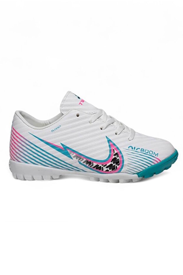 Twg White Boy's Astroturf Football Shoes