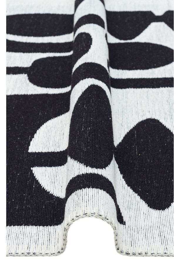 Malzeme: Geri Dönüştürülmüş Pamuk | Açıklama: Yıkanabilir Kaymaz Tabanlı Modern Pamuk Kilim | Kenar - 3