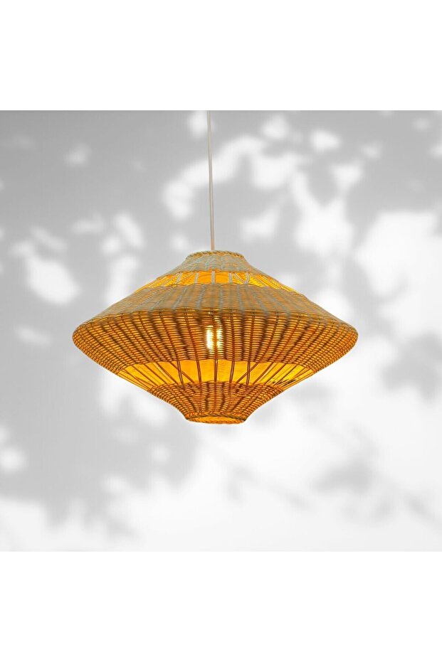 Andros Rattan Bambu Sarkıt Avize - 1