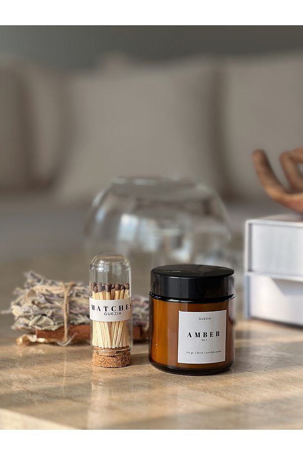 Amber Box | Candle Set | Terapi Set | Hediye Mum Kutusu - 6