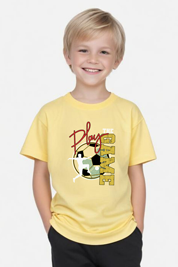 The Play Printed Boy's Short Sleeve Round Neck T-Shirt