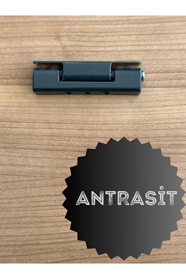 PVC Pimapen Kapı Pencere Menteşesi Çelik 90mm Antrasit/6 Adet) VİDALAR DAHİL - 4