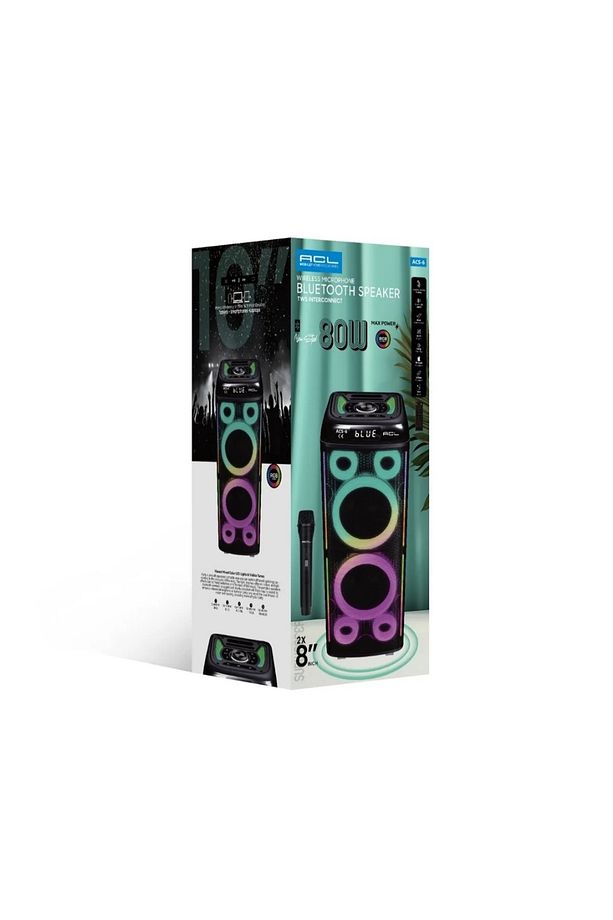 Legend RGB Işıklı Parti Boy Bluetooth Hoparlör Mikrofonlu Ses Bombası - 2