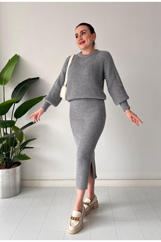 Selanik Knit Skirt Set