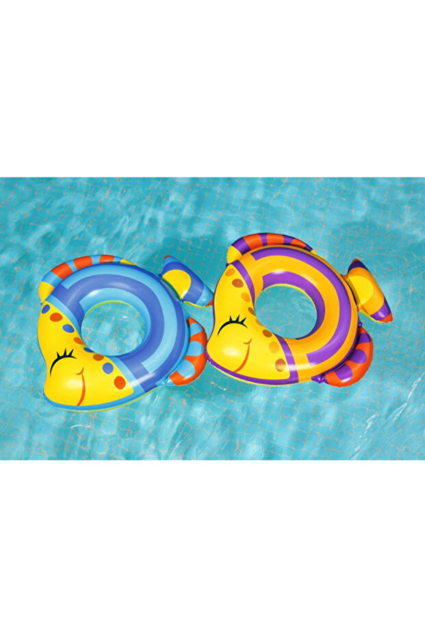 حلقات سباحة على شكل سمكة ودودة 81×76 سم -26-36111