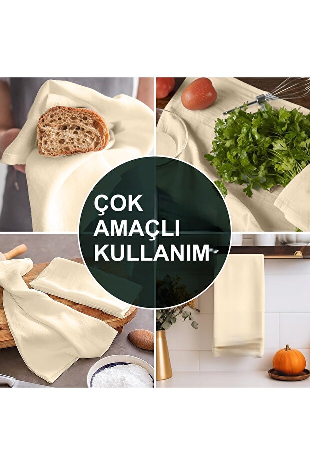 100% Cotton Dough Grooming Cover, 70X70 cm Multi-Purpose Kitchen Cover, Bread Cover