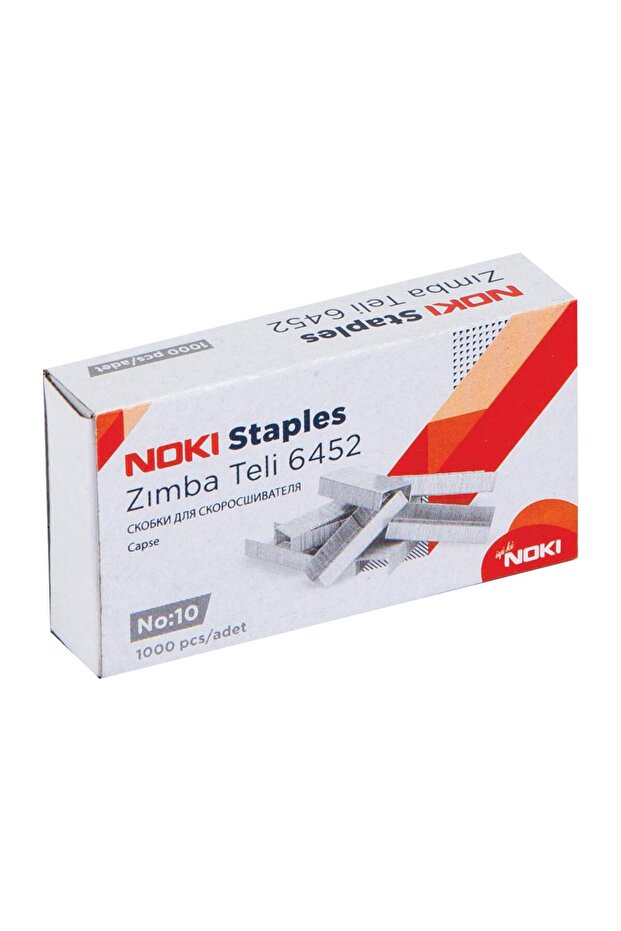 Zımba Makinesi No:10 12 Yaprak Diker Siyah ve 3.000 Adet Zımba Teli - 4