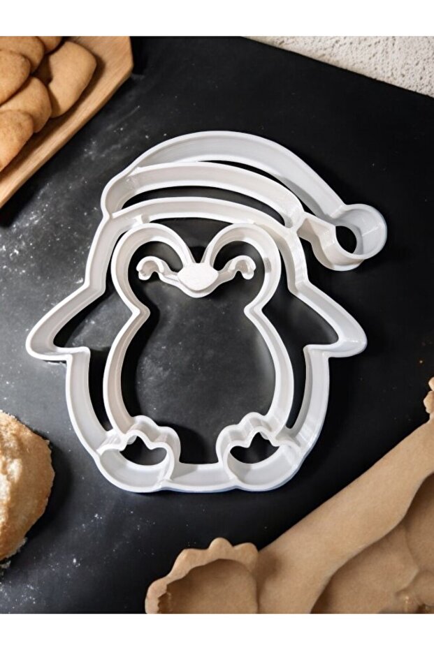 New Year's Penguin Cookie Mold 3 Pieces