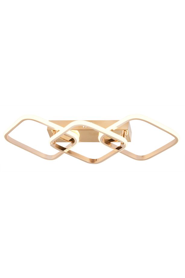 Pl 01 3 Model Gold 3 Renkli Salon Ve Oturma Odası Için Ideal Alüminyum Avize, 70x10 - 2