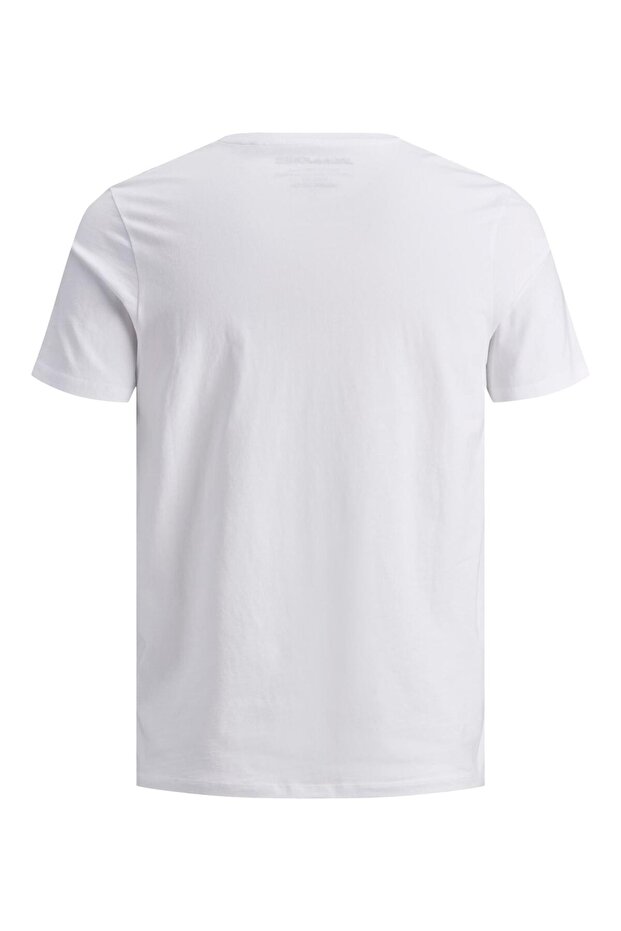 JJEORGANIC BASIC TEE SS O-NECK NOOS White - 6