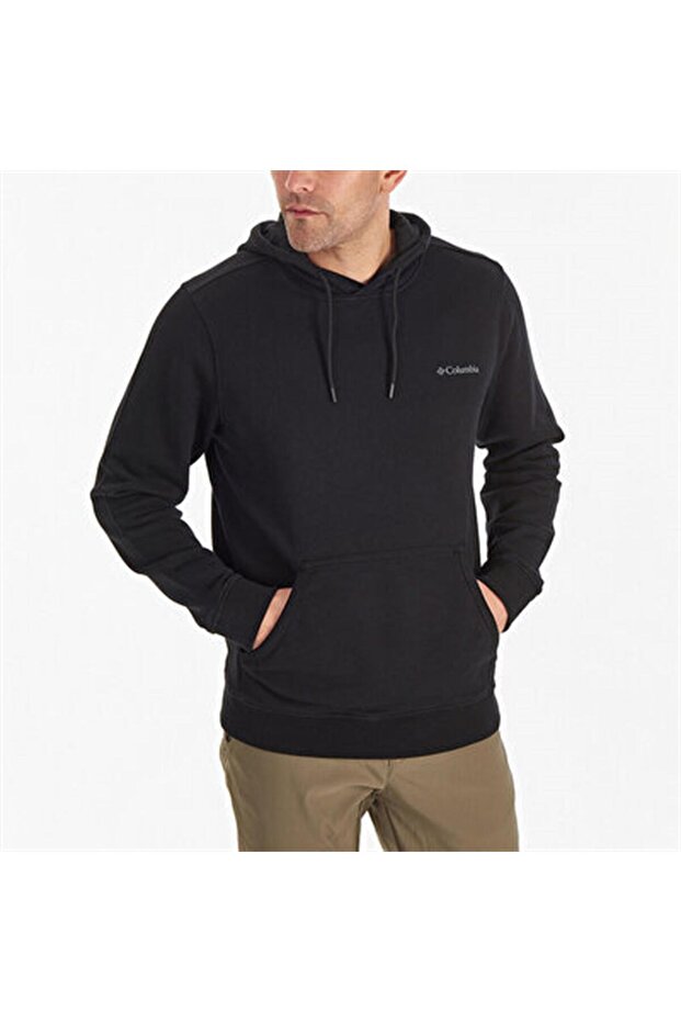 CS0275 CSC M BASIC SM LOGÓS KAPUCNIS PULÓVER fekete - 5