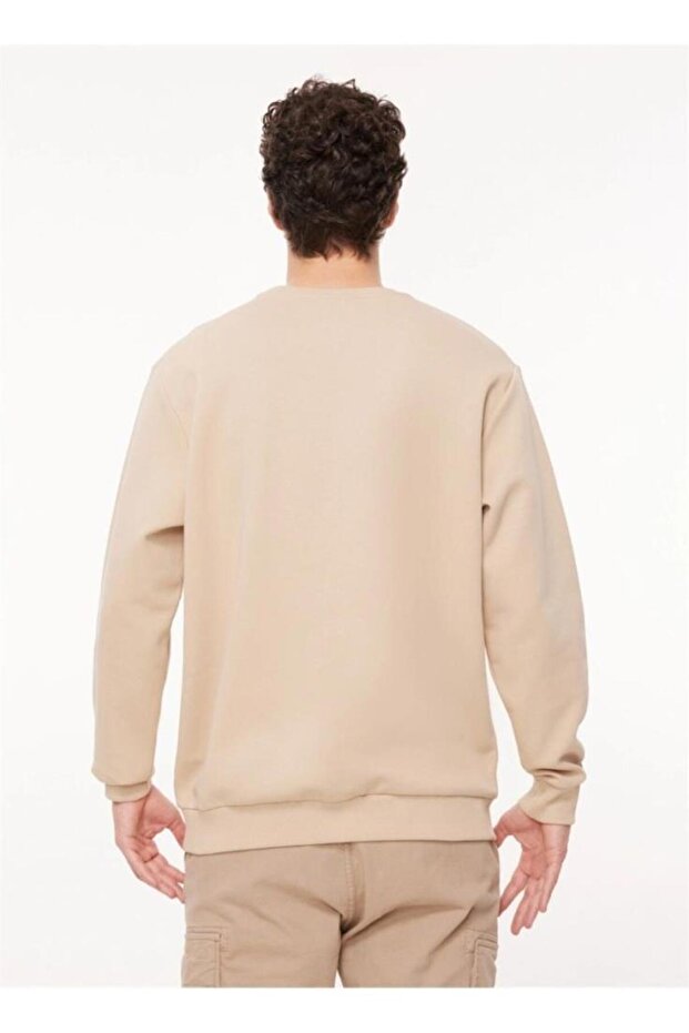 Cs0329 Csc M Nature And Back Crew Sweatshırt Deve Tüyü - 3