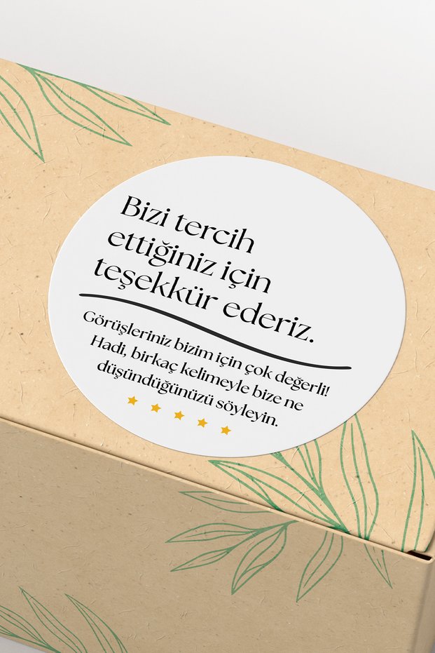 Product Assessment Written Packaging Shipping Label - 4X4Cm 68Pcs
